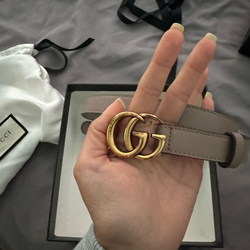 Gucci Dusty Rose Belt